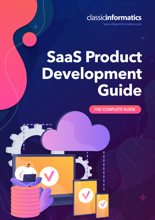 saas product development cover page